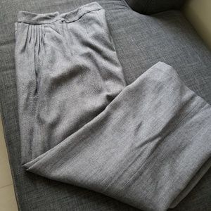 NWOT elevenses Anthropologie wool, wide-leg pants